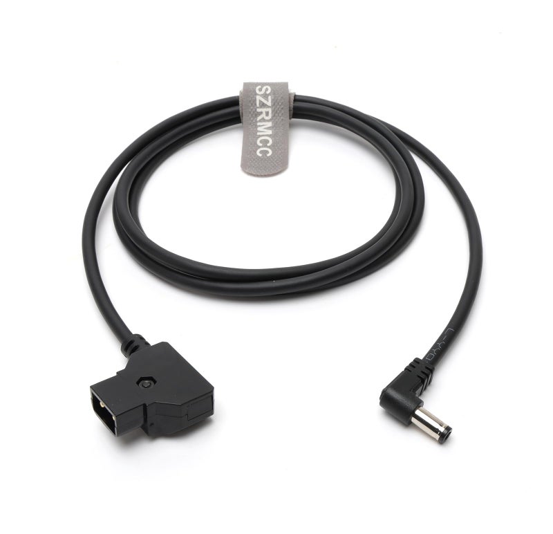 SZRMCC Anton-Bauer D Tap to DC 5.5X 2.5mm Power Supply Cable for DSLR Rig BlackMagic Cameras SmallHD DP6-SDI DP6-SLR Monitor (Right Angle DC2.5, 150cm) - Image 2